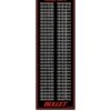 Bullet Non-Slip Tournament Check Out Dartboard Mat For Home Practice - Red