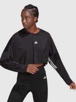 Adidas Hyperglam Coverup Top - Black/White