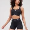 Adidas Women's Tech-Fit Sports Bra - Medium Support - Black