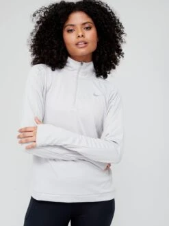 Nike Running Pacer Half Zip Top - Grey