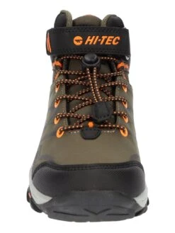Hi-Tec Boys Blackout Waterproof Mid-cut Hiking Boot -Sport Sphere UJJ36 SQ3 0000009269 KHAKI NAVY SLf
