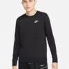 Nike NSW Club Fleece Crew - Black/White