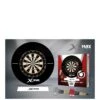 XQ Max Surround Tournament Dartboard Set - Includes Bristle Dartboard, Michael Van Gerwen Darts, Flights, Surround Ring