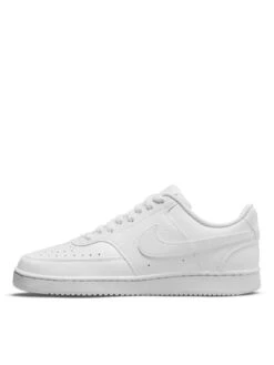Nike Court Vision Low Trainers - White/White