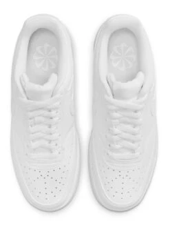 Nike Court Vision Low Trainers - White/White -Sport Sphere UL3XV SQ4 0000000001 WHITE WHITE SLt