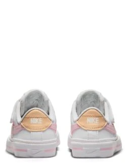Nike Court Legacy Kids Girls Trainers -Sport Sphere ULGCE SQ2 0000000524 WHITE PINK SLb