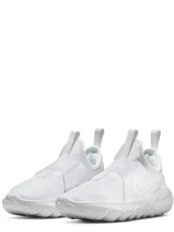 Nike Flex Runner Kids Unisex Trainers -Sport Sphere ULGHU SQ3 0000000001 WHITE WHITE SLf