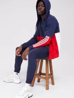 Adidas Sportswear Essentials Fleece Regular Tapered Joggers - Navy/White -Sport Sphere UMPDT SQ4 0000000025 NAVY WHITE MDd