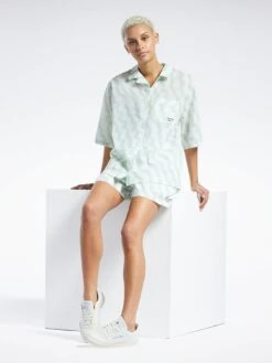 Reebok Classics Summer Waves Print Shorts -Sport Sphere UN6XJ SQ3 0000000047 GREEN MDo