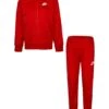 Nike Younger Boys Logo Tracksuit Set - Red