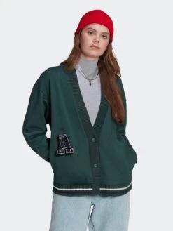 Adidas Originals Cardigan - Dark Green