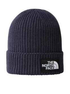 THE NORTH FACE Men's Logo Box Cuffed Beanie - Blue