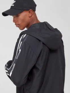 Adidas Originals Camo Windbreaker - Black/White -Sport Sphere UTXHT SQ5 0000000019 BLACK WHITE MDd1