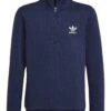 Adidas Originals Kids Adicolor Half Zip Sweatshirt - Dark Blue