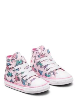 Converse Chuck Taylor All Star 1v Unicorns Toddler Hi Top Trainers -Sport Sphere UVGWL SQ3 0000000736 PINK BLUE SLf