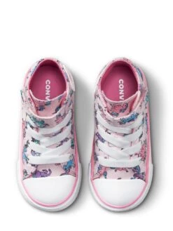 Converse Chuck Taylor All Star 1v Unicorns Toddler Hi Top Trainers -Sport Sphere UVGWL SQ4 0000000736 PINK BLUE SLt