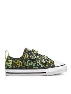 Converse Chuck Taylor All Star 2v Snake Print Toddler Ox Trainers