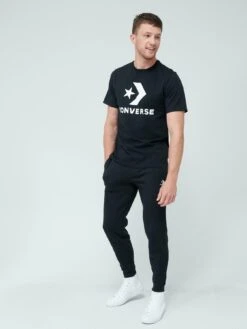 Converse Star Chevron Short Sleeve Tee - Black -Sport Sphere UVSVG SQ3 0000000004 BLACK MDo