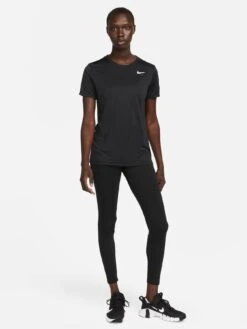 Nike Dri-FIT Short Sleeve T-Shirt - Black  -Sport Sphere UX3RE SQ3 0000000019 BLACK WHITE MDo