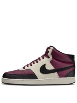 Nike Court Vision Mid - Burgundy/Black/White