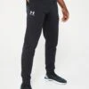 UNDER ARMOUR Men's Training ES/Sential Fleece Jogger - BLACK/WHITE