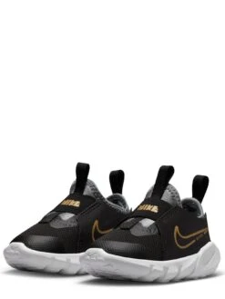 Nike Flex Runner Infants Unisex Trainers - Black -Sport Sphere UXJSL SQ3 0000000078 BLACK GOLD SLf