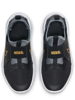 Nike Flex Runner Kids Unisex Trainers - Black/Gold  -Sport Sphere UXJSR SQ4 0000000078 BLACK GOLD SLt