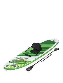 Bestway Hydro-Force Freesoul Tech SUP Inflatable Convertible Stand-Up Paddleboard And Kayak Set 11ft 2