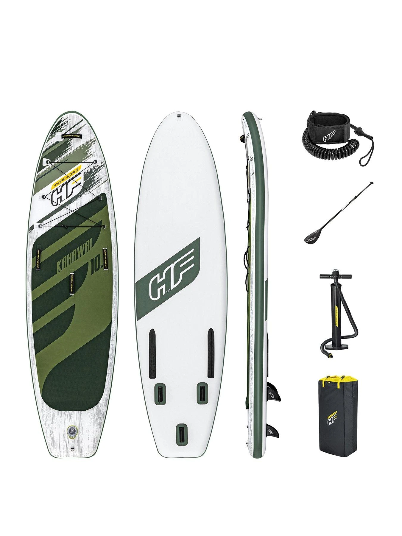 Bestway Hydro-Force Kahawai SUP Inflatable Stand-Up Paddleboard Set 10ft 2 1 Bestway Hydro-Force Kahawai SUP Inflatable Stand-Up Paddleboard Set 10ft 2