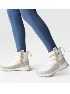 THE NORTH FACE Women's Thermoball Lace Up Waterproof Boot - White/Grey -Sport Sphere UYMYG SQ3 0000000361 WHITE GREY SLb