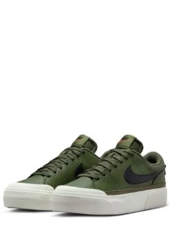 Nike Court Legacy Lift Trainers - Green -Sport Sphere UZFLN SQ3 0000000058 KHAKI SLf