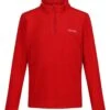 Regatta Kids Hot Shot II Three Quarter Zip Fleece - Red