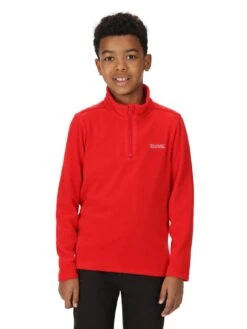 Regatta Kids Hot Shot II Three Quarter Zip Fleece - Red -Sport Sphere UZK9L SQ2 0000000017 RED MDf
