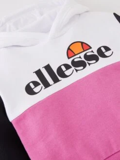 Ellesse Junior Girls Miyam Crop Hoody - PINK -Sport Sphere UZMM7 SQ4 0000000063 PINK SLd
