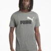Puma Essentials+ 2 Col Logo Tee - Grey