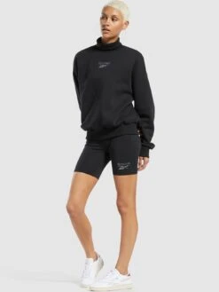Reebok Classics Sparkle Crew Sweatshirt -Sport Sphere V2HVJ SQ3 0000000004 BLACK MDo