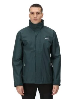 Regatta Matt Waterproof Shell Hooded Jacket - Green