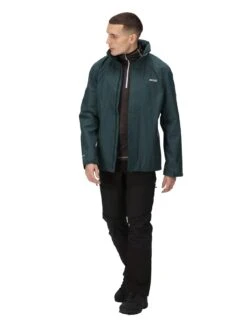 Regatta Matt Waterproof Shell Hooded Jacket - Green -Sport Sphere V3GNN SQ3 0000000047 GREEN MDo