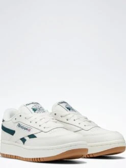 Reebok Club C Double Revenge Shoes - White 8 Reebok Club C Double Revenge Shoes - White -Sport Sphere V3KRR SQ3 0000000329 WHITE GREEN SLf