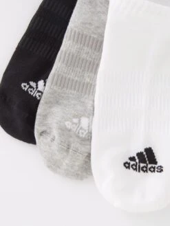 Adidas 3 Pack Low Socks - Grey/White 5 Adidas 3 Pack Low Socks - Grey/White -Sport Sphere V3L2T SQ4 0000000444 GREY WHITE SLd