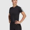 Adidas Women's Train Essentials Cotton T-Shirt- Black/White