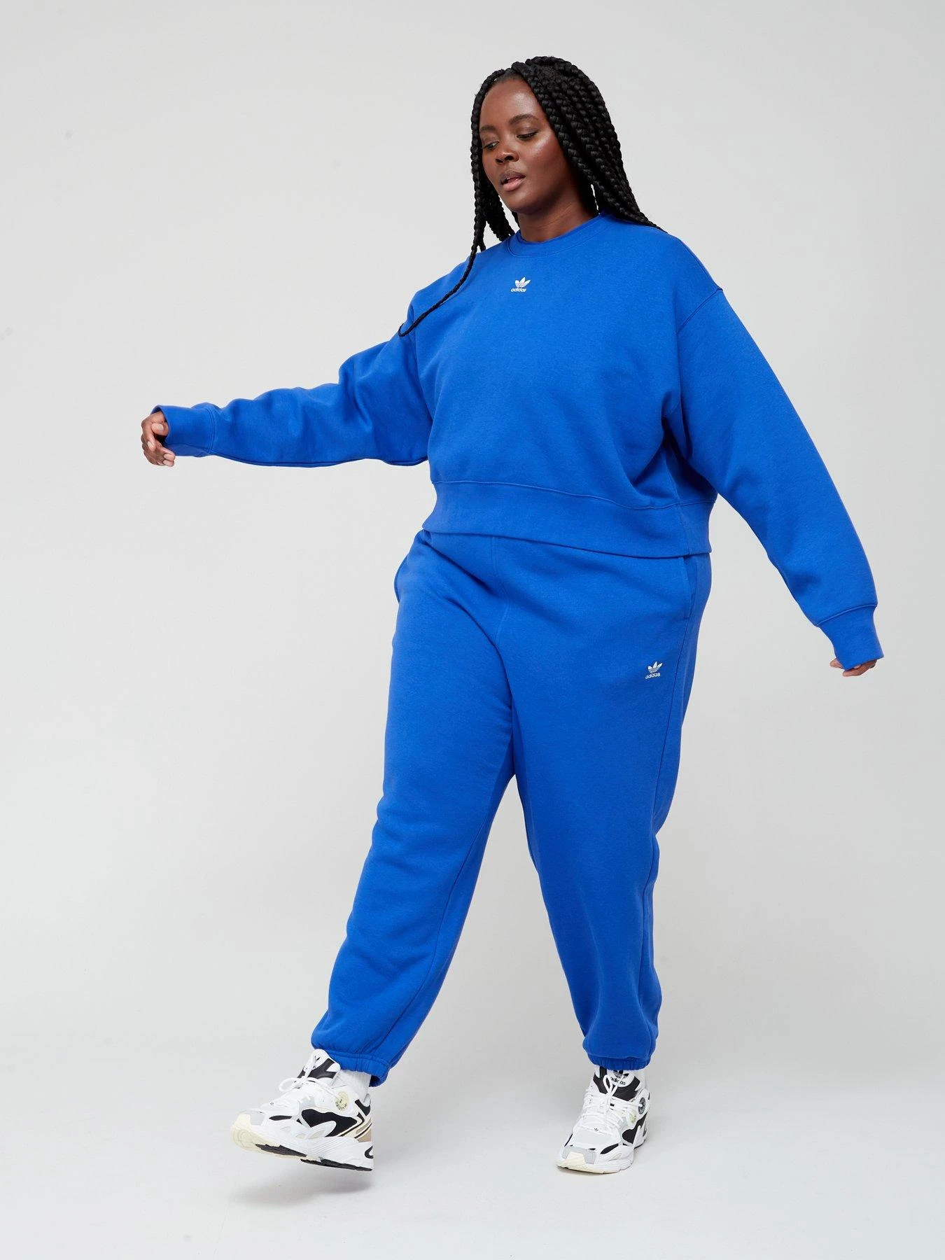 Adidas Originals Adicolor Pants - Plus Size - Cobalt 5 Adidas Originals Adicolor Pants - Plus Size - Cobalt - Image 5