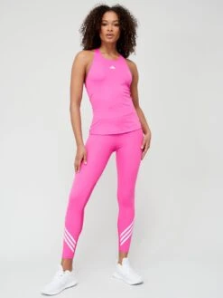 Adidas Tech-Fit 3 Stripe 7/8 Tights - Pink -Sport Sphere V3LBJ SQ3 0000000063 PINK MDo