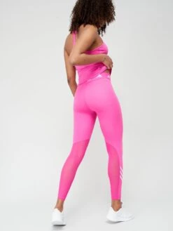 Adidas Tech-Fit 3 Stripe 7/8 Tights - Pink -Sport Sphere V3LBJ SQ5 0000000063 PINK MDd1