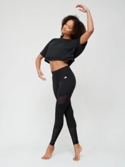 Adidas Women's Dance Ls T-Shirt- Black -Sport Sphere V3LCM SQ5 0000000004 BLACK MDd1