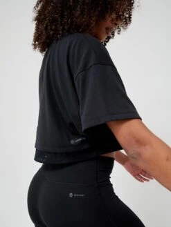 Adidas Women's Dance Ls T-Shirt- Black -Sport Sphere V3LCM SQ6 0000000004 BLACK MDd2