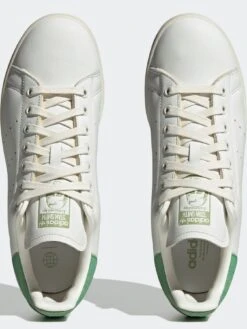 Adidas Originals Stan Smith Trainers - White/Green -Sport Sphere V49B2 SQ4 0000000329 WHITE GREEN SLt