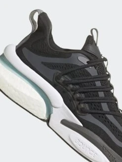 Adidas Sportswear Men's Alphaboost V1 Trainers - Black/Grey -Sport Sphere V49S3 SQ6 0000000114 BLACK GREY SLd