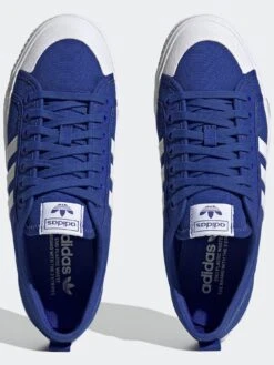Adidas Originals Nizza Trainers - Blue/White -Sport Sphere V49YW SQ4 0000000216 BLUE WHITE SLt