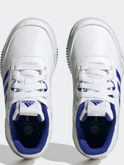 Adidas Boy's Kids Tensaur Sport 2.0 Trainers - White/Blue -Sport Sphere V4CSJ SQ4 0000000155 WHITE BLUE SLt